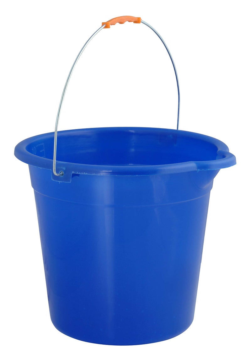 Superio Mop Bucket 2.5 Gallon Bucket for Cleaning - Plastic Car Wash Bucket with Grip Handle - Royal Blue Small Durable Plastic Pail for Fishing, Mopping, Cleaning Camping -10 Liter - Image 1